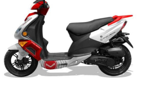 The haul also included 12 Pantera moped scooters, worth $2500 each.