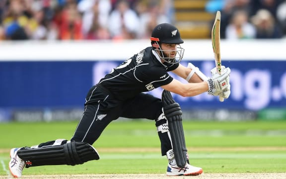 Kane Williamson batting.