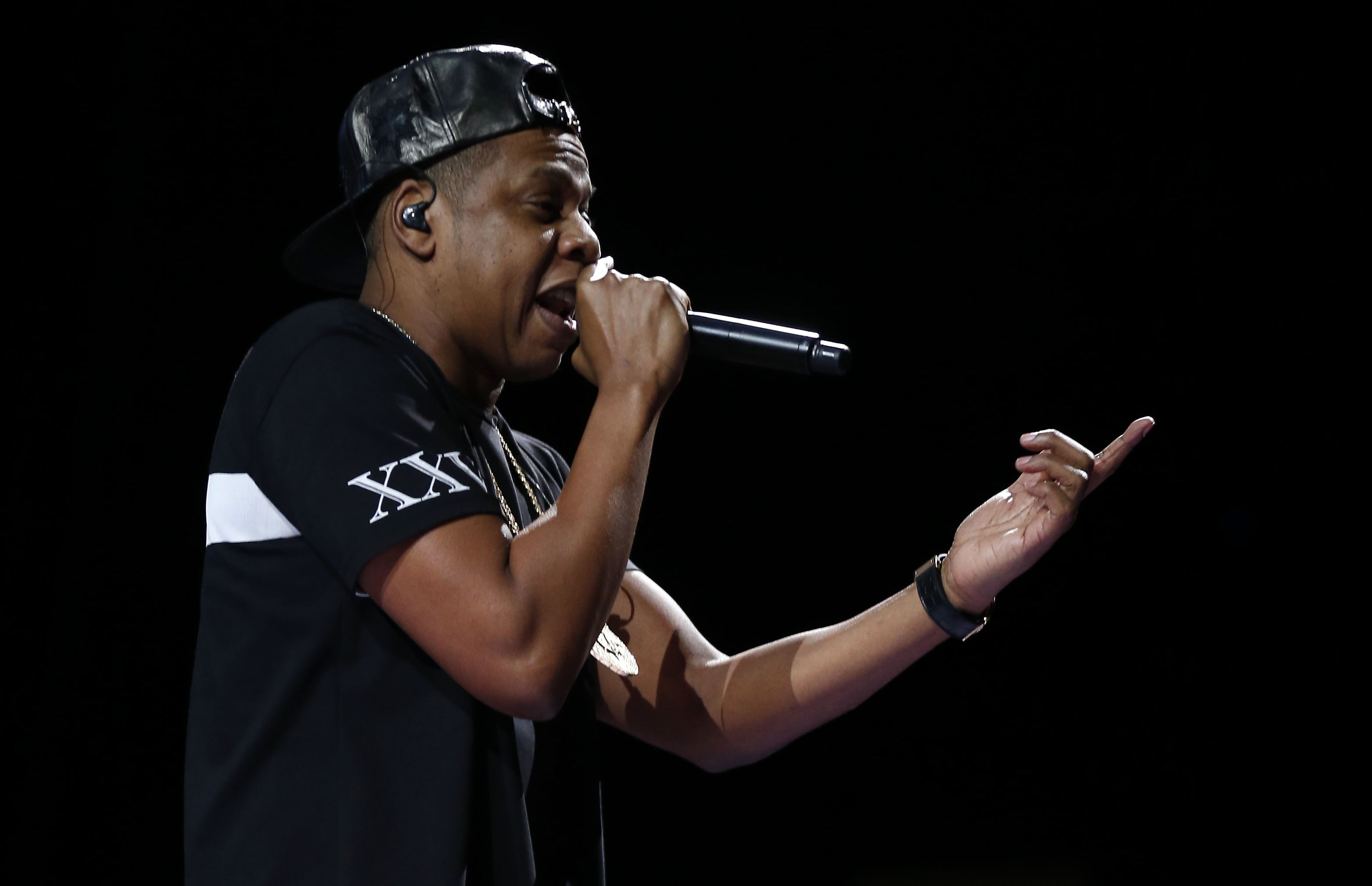 JayZ in concert in Canada, 2014.