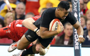 The All Black winger Julian Savea.