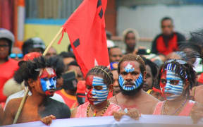 In Jayapura region on June 15, 2016, West Papuans demonstrated their support for an independence referendum.