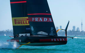 Luna Rossa in Auckland 2020.