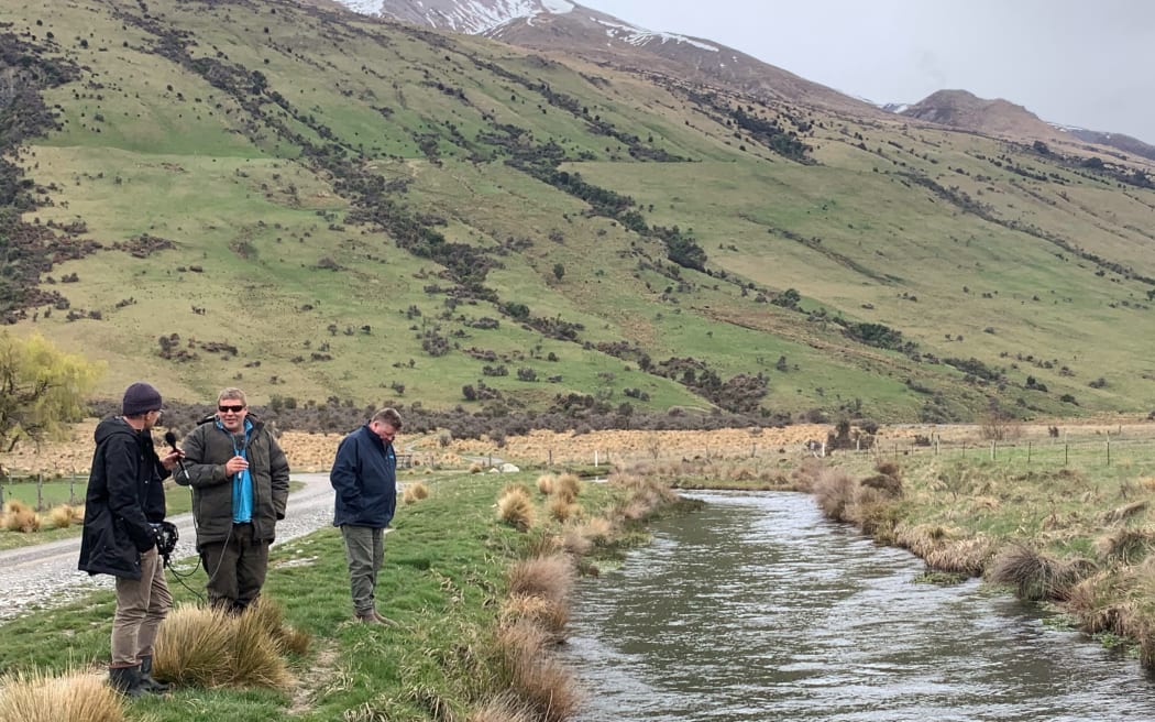 Cosmo interviews Mark Ensor beside the Glenariffe Stream