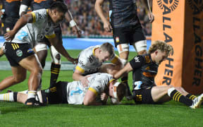 James Blackwell scores for the Hurricanes