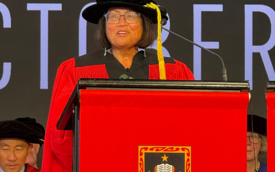 Lady Tureiti Moxon awarded an honorary doctorate