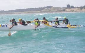 The high-end waka has been customised with police decals to help normalise the police's role in the community.