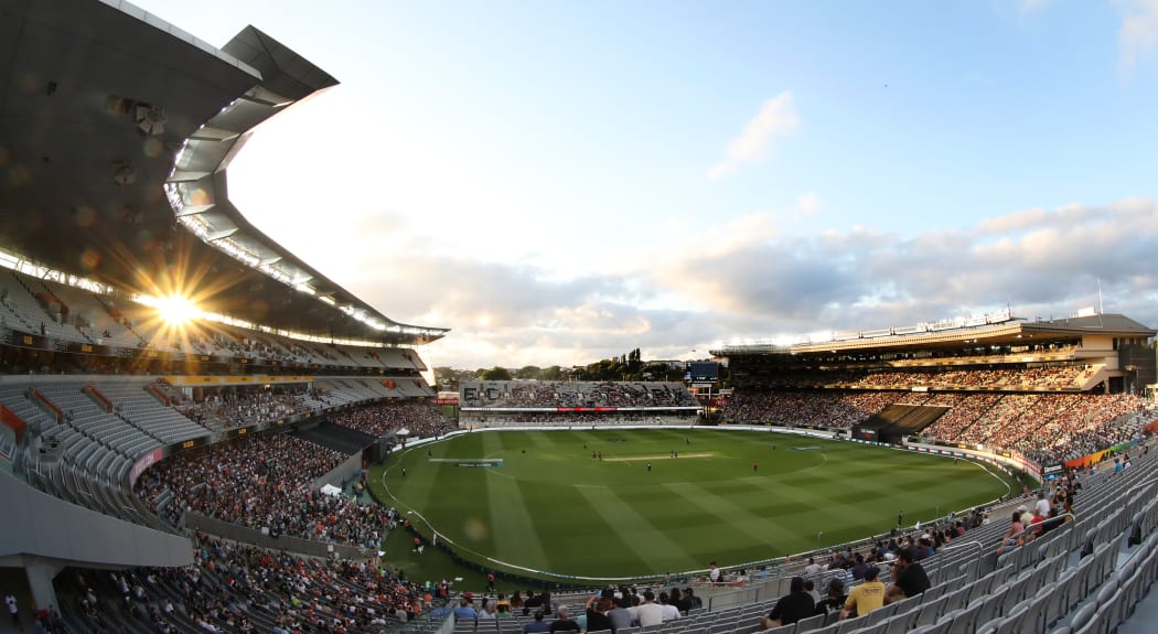 General view of Eden Park.
Pakistan tour of New Zealand. T20 Series.2nd Twenty20 international cricket match, Eden Park, Auckland, New Zealand. Thursday 25 January 2018. © Copyright Photo: Shane Wenzlick / www.Photosport.nz