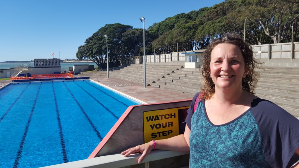 Regular swimmer Michelle Archer says the outdoor pool is iconic and a part of growing up in Taranaki.