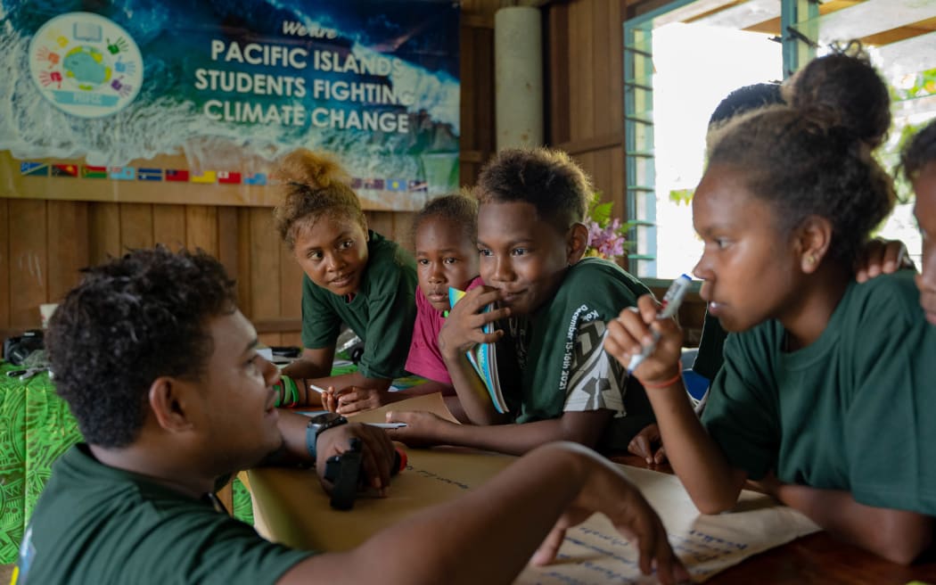 To rally support, the Pacific Islands Students Fighting Climate Change decided to start close to home.