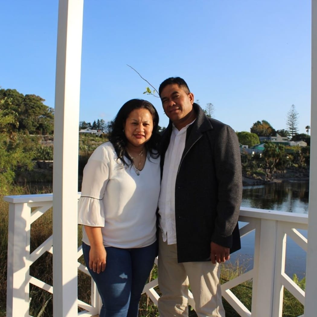 Shirley Farani and her husband Ailepata Ailepata