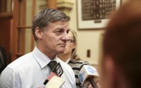 14062016 Photo: RNZ/Rebekah Parsons-King. Bill English, caucus run.
