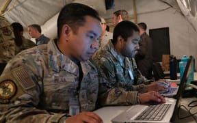The 805th Combat Training Squadron’s Shadow Operations Center - Nellis, or ShOC-N, is the US Air Force’s premier battle lab supporting the development, advancement, and maturation of key technologies and capabilities designed to compress the kill-chain for joint and coalition warfighters, Apr. 25-27, 2022. In addition to hosting government sponsors and industry partners daily, the ShOC-N is helping to steer and evolve Joint Staff doctrine and guidance for all-domain and cross-domain solutions and capabilities by focusing on defining and developing instrumentation for data, networks, software, and air component-specific command, control, communications, computers, and intelligence, or C4I, warfighting processes.