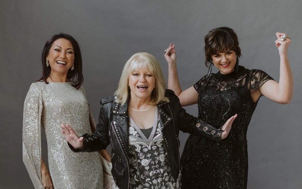 The Lady Killers (from left): Tina Cross, Suzanne Lynch and Jackie Clarke.