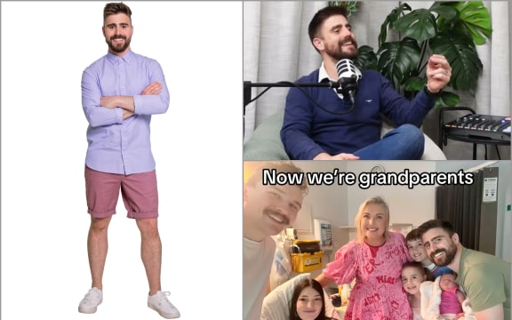 Images of Matty Acton and family.