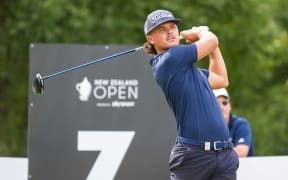 Australia’s Harrison Crowe during round one of the NZ Open at Millbrook Resort.