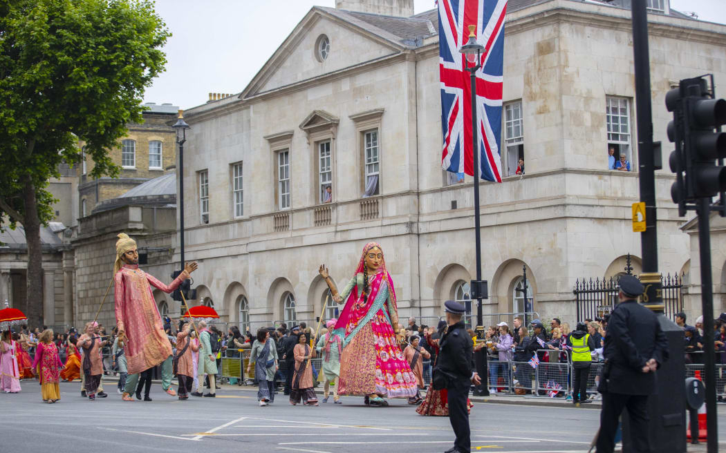 Platinum Pageant event as part of the celebrations of Queen Elizabeth II's Platinum Jubilee, marking her 70 years on the throne, in London, United Kingdom on 5 June 2022.
