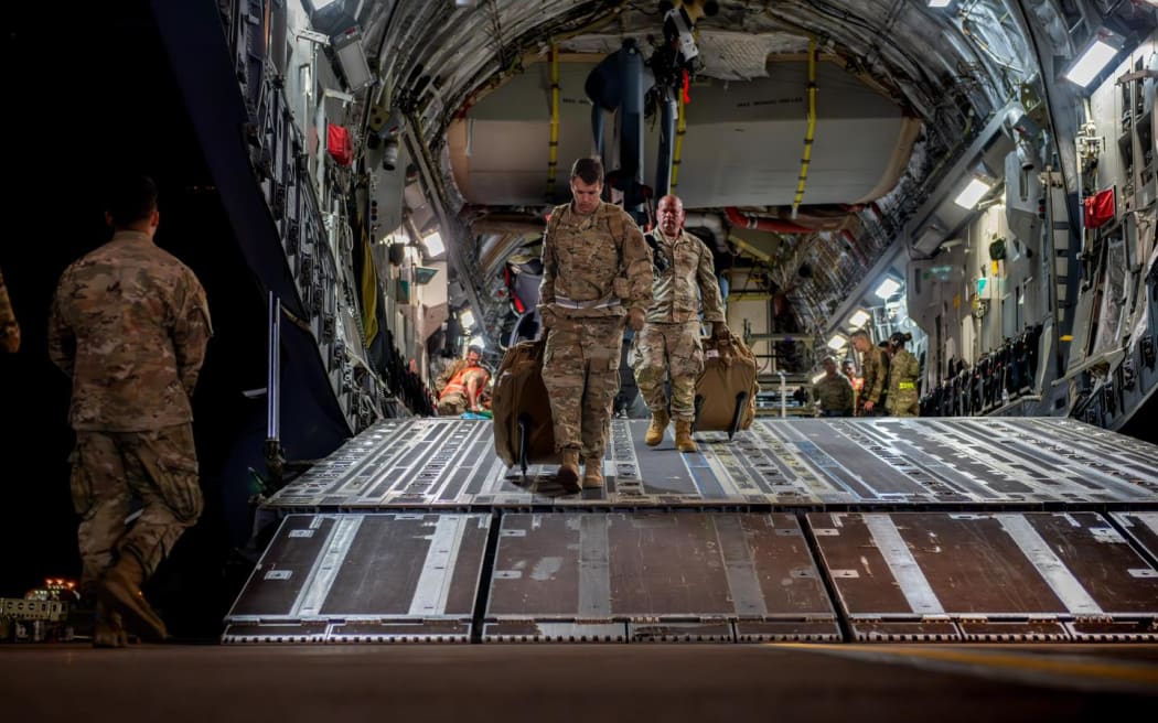 A C-17 Globemaster III touched down at Misawa Air Base in support of Exercise REFORPAC 2025, offloading a HH-60 Pave Hawk helicopter, cargo, and personnel to enable combat search and rescue operations.