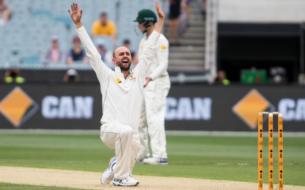Australian spinner Nathan Lyon.