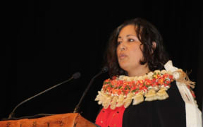 Rhea Moss Christian, Chair of the Western and Central Pacific Fisheries Commission. Nadi, Fiji WCPFC meeting 2016.