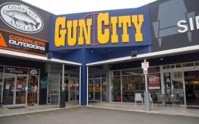 The Gun City store on the outskirts of Christchurch.