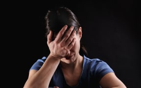 depressed woman