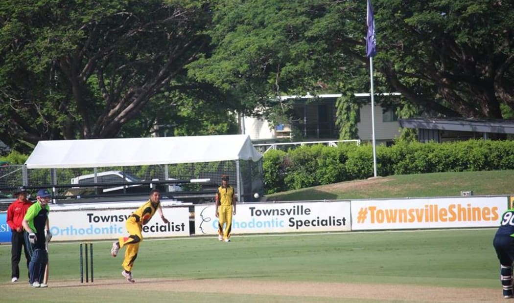 PNG bowl their way to victory against Ireland.