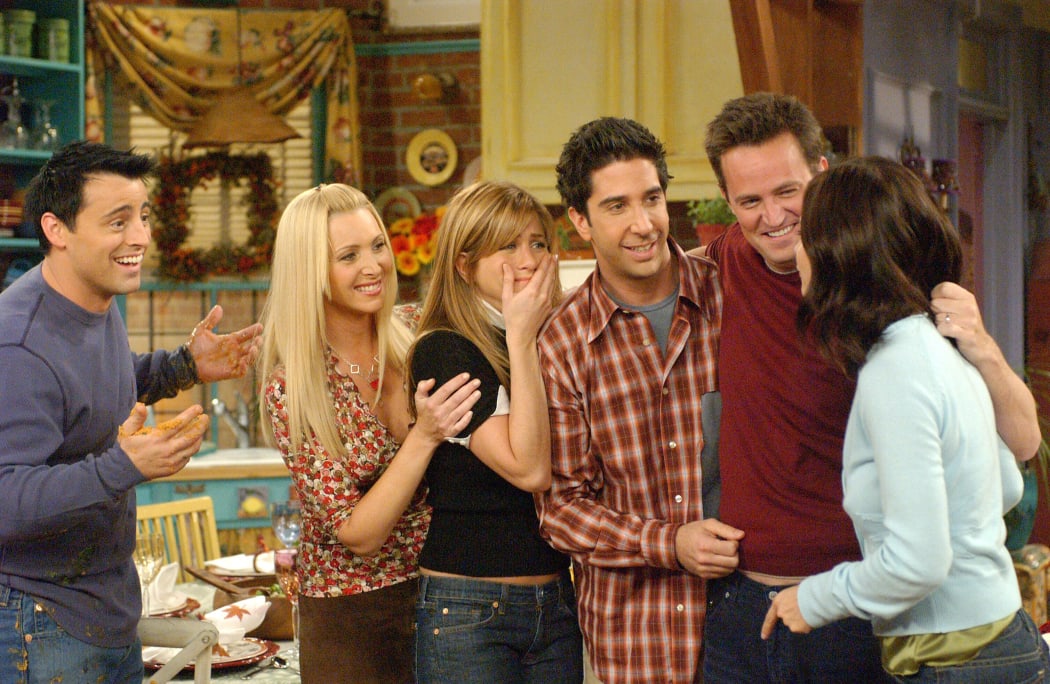 Friends TV Series (1994-2004) starring Matt LeBlanc, Lisa Kudrow, Jennifer Aniston, David Schwimmer, Matthew Perry, Courtney Cox.