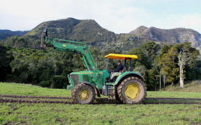 Tractor work in Golden Bay