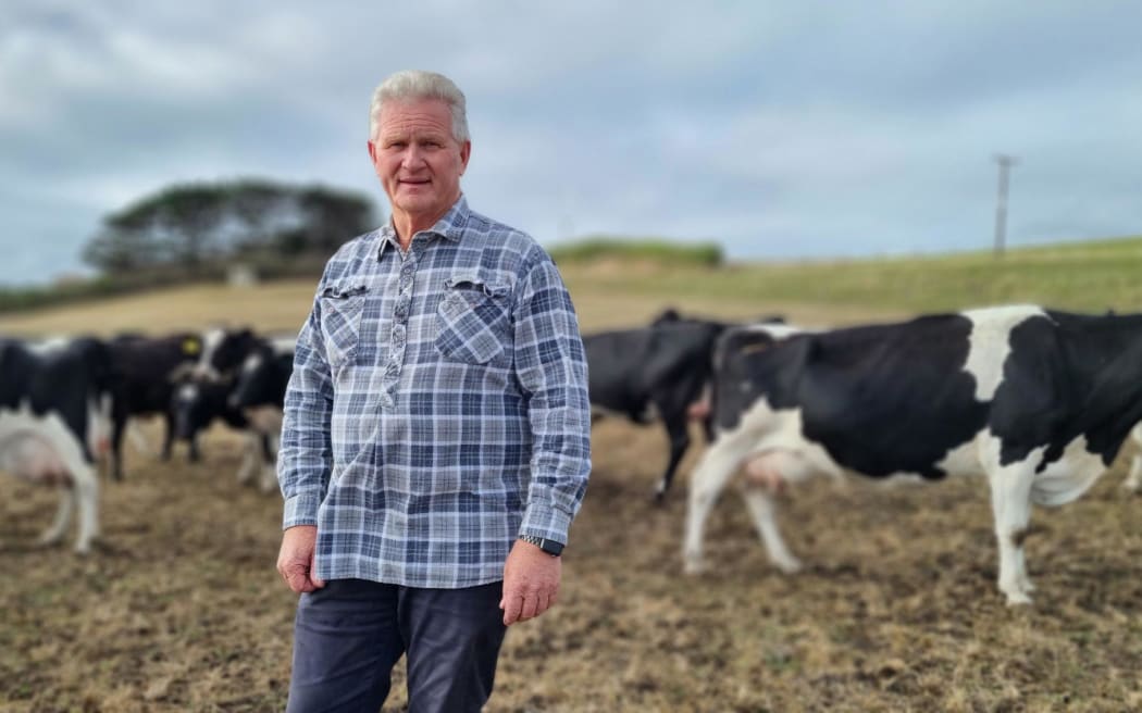 Drought on a farm in South Taranaki, March 2025.