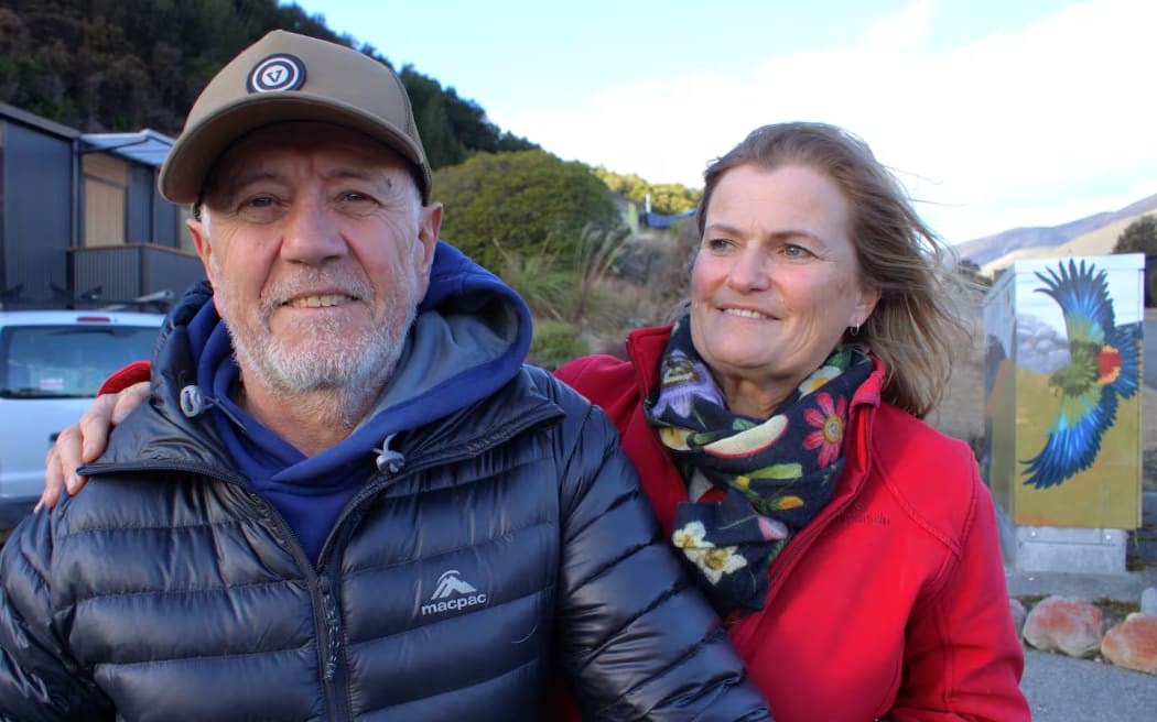Wayne Pool and Gisela Purcell stood to be most affected by the planned changes to the subdivision.