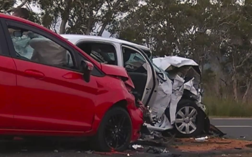 A road crash in New Caledonia.