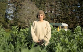Tae Luke-Hurley, a partner in Crooked Vege, a registered charity