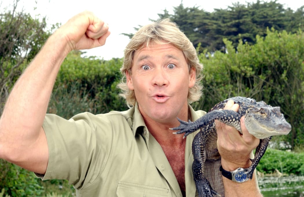 Steve Irwin, the "Crocodile Hunter"