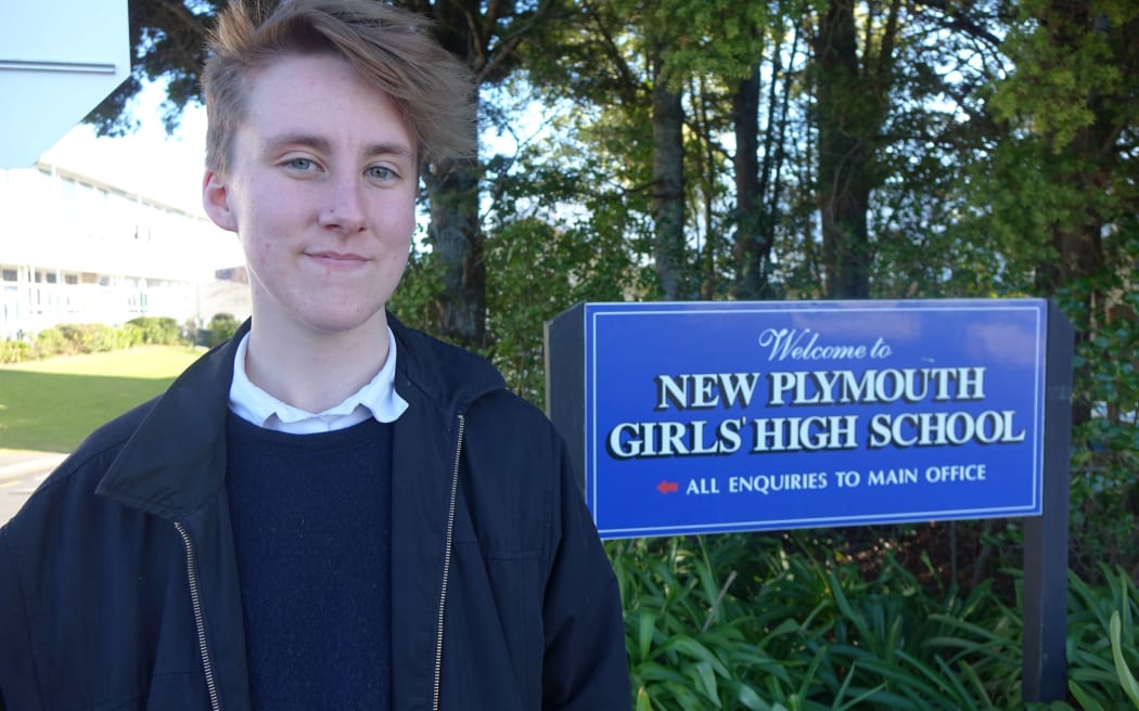 Transgender student Theo Cook is calling for pants to be included in the official uniform at New Plymouth Girls’ High School.