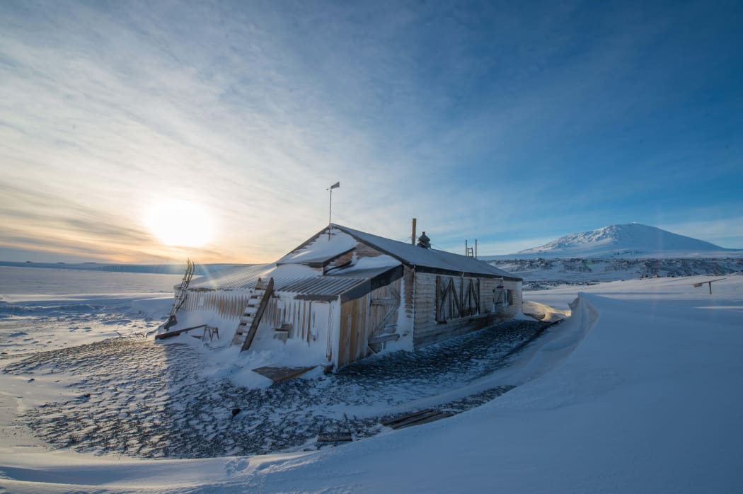 Captain Scott's hut at Cape Evans is one of three historic buildings to be restored by the New Zealand Antarctic Heritage Trust.