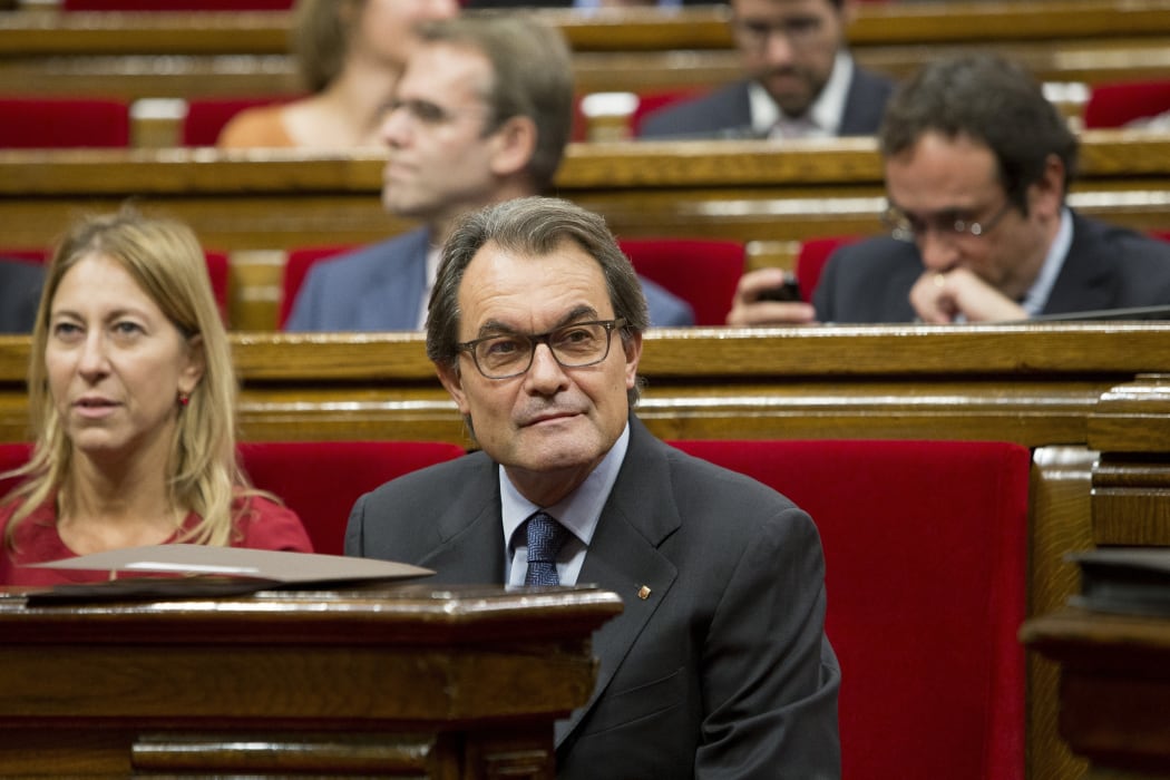 President of Catalonia's regional government Artur Mas