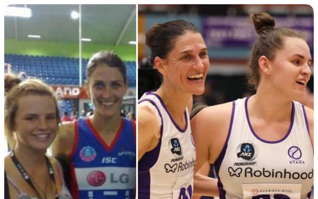 Ten years ago young fan Elle Temu had a photo with her idol Anna Harrison - now they play together.