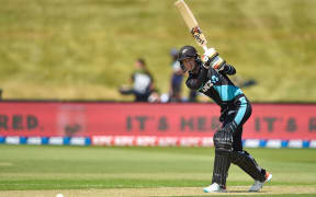 White Ferns batter Maddy Green.
