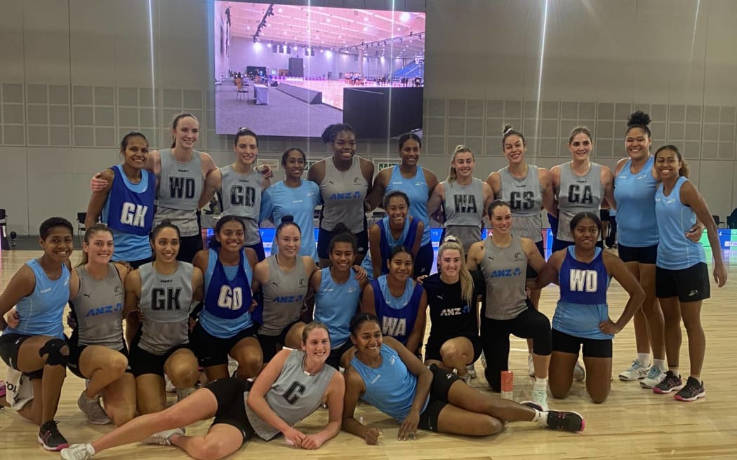 The Fiji Pearls with the Silver Ferns