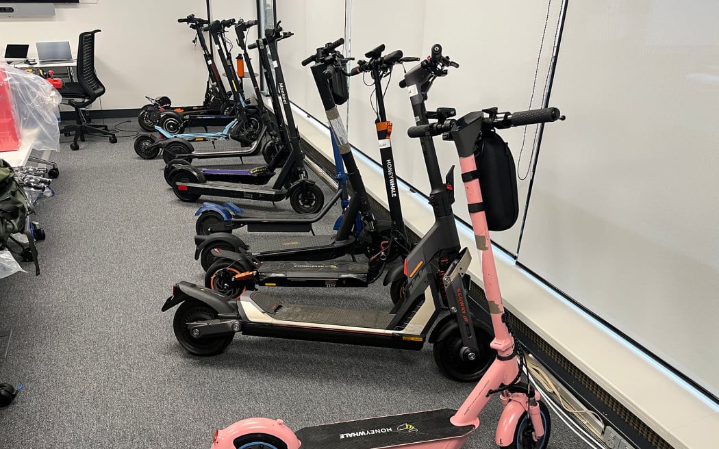 Police seized these items, among a haul of more than 80 things they say were stolen, that were recovered from two central Auckland Hobson Street apartments, on 2 April, 2025.
