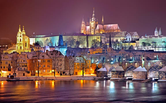Prague in winter