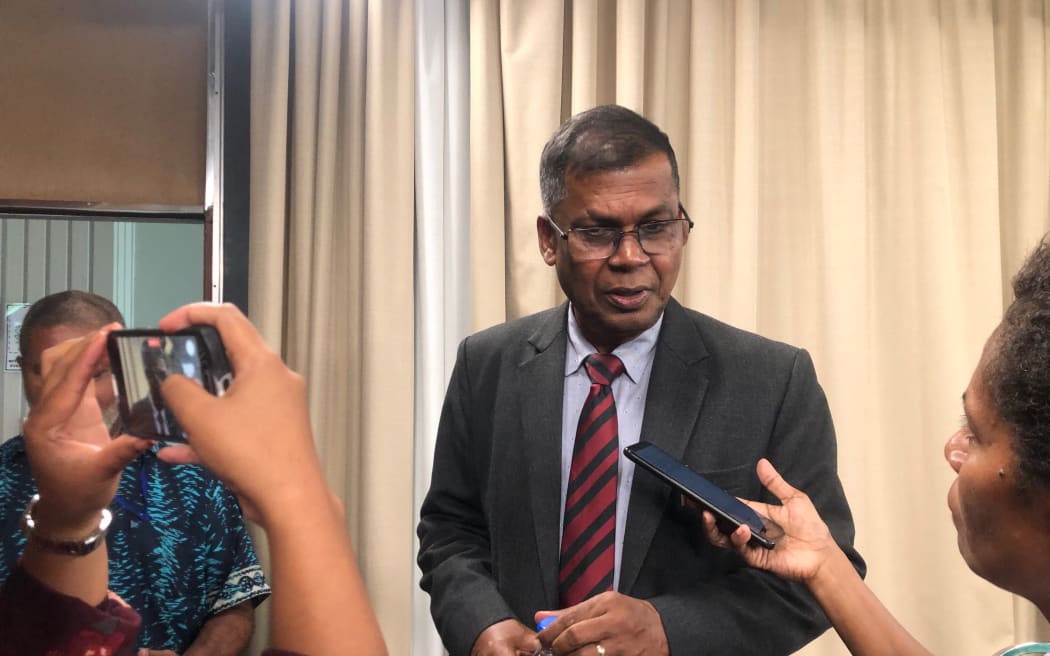 Fiji's Minister of Finance Biman Prasad