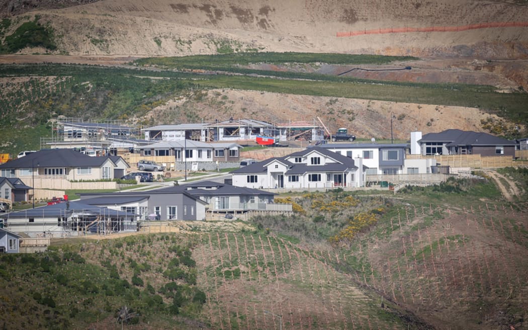 Housing development north of Porirua.