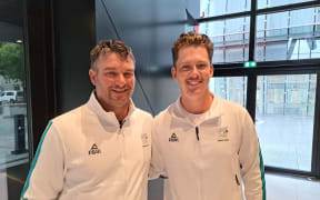 Golfers Ryan Fox and Daniel Hillier in Paris ahead of the Olympics