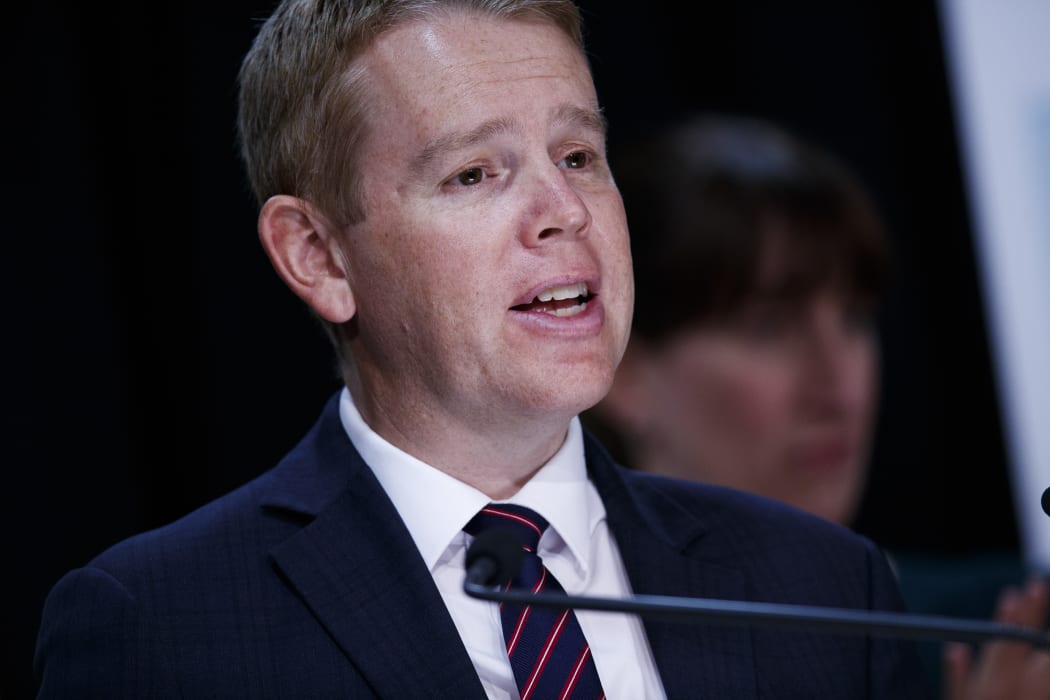 Covid-19 Response Minister Chris Hipkins delivers the Covid Update from the Beehive Theatrette on 9 March 2022.