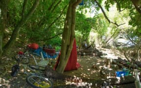 Police have released a series of images from Tama Retimana's campsite.