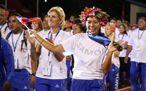 The closing ceremony of the Pacific Games