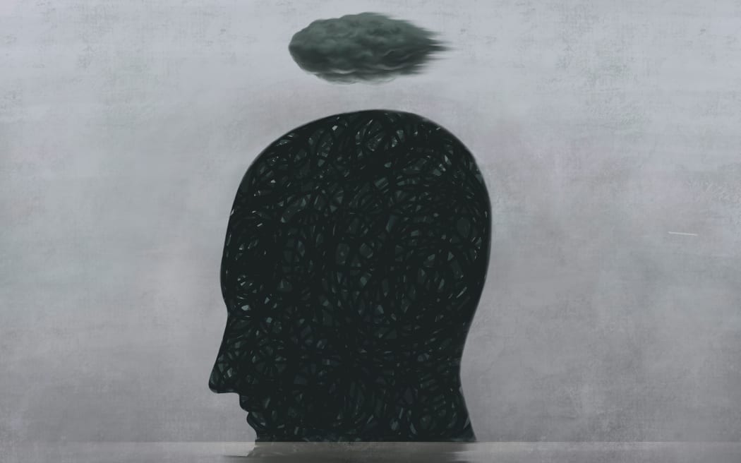 Depression, illustration, sadness