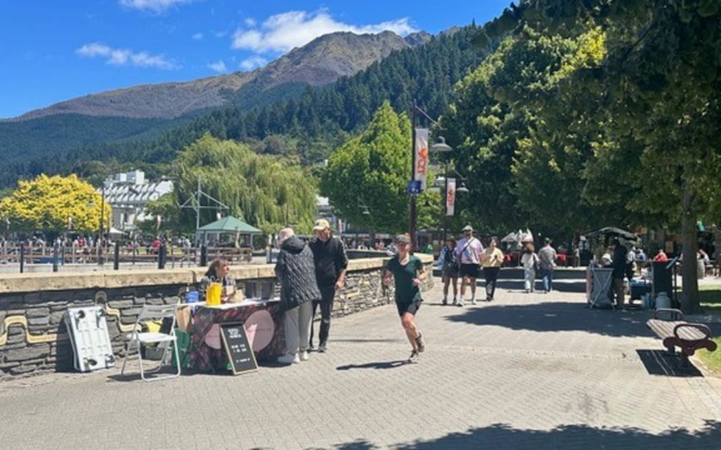 Queenstown lakeside stalls