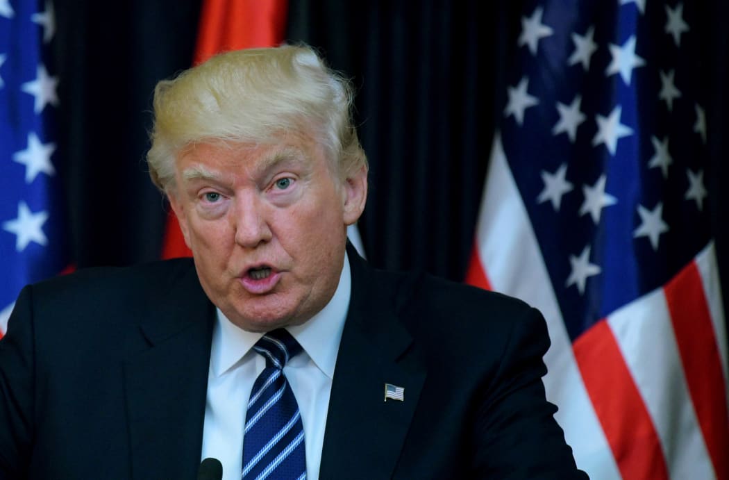 Donald Trump in Germany 23 May.